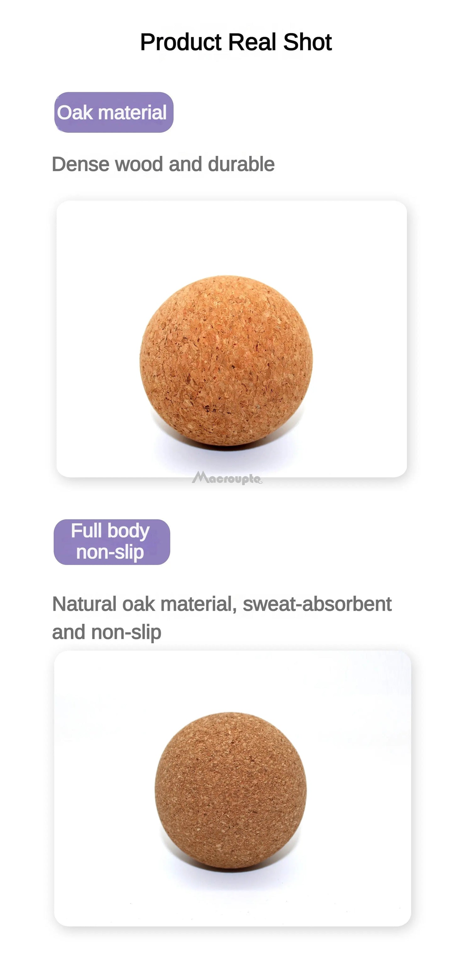 Cork Massage Ball Back Massage Foot Massager